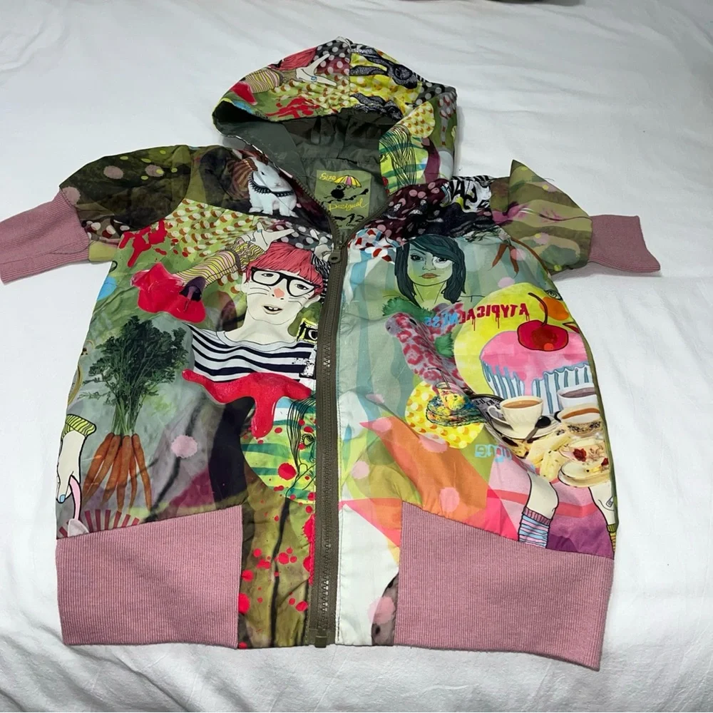 Desigual Multicolor Graphic Jacket
